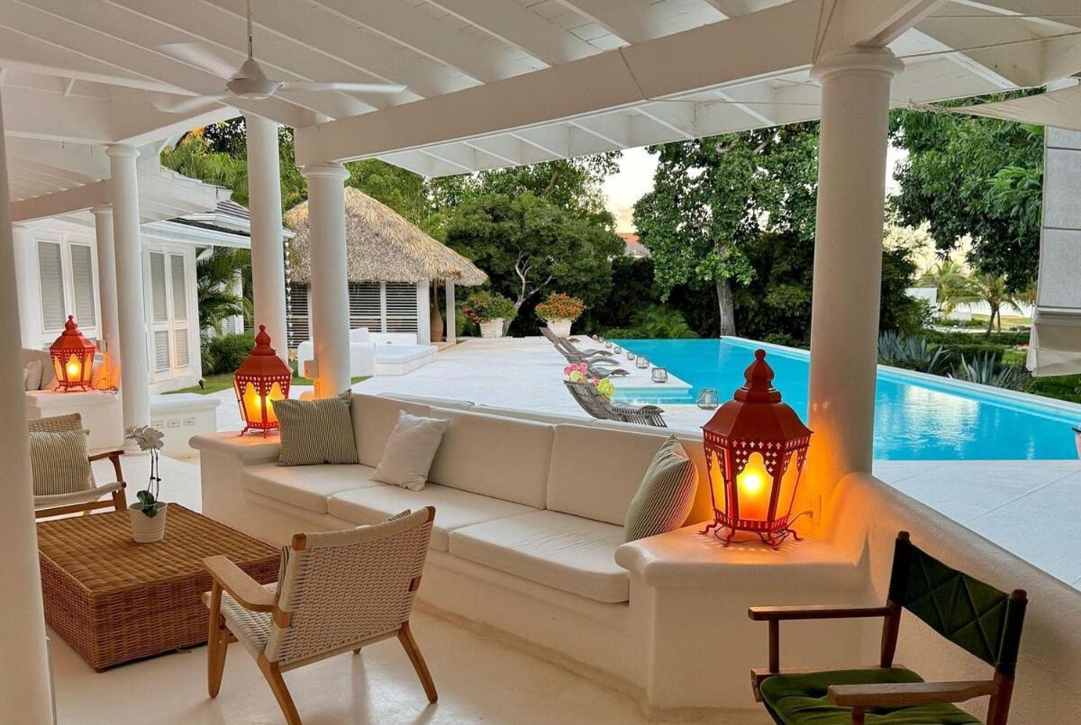 Charming Italian Vila In Casa De Campo La Romana Exteriér fotografie